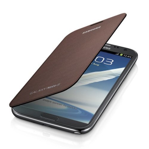 Samsung Flip Cover for Galaxy Note II Brown