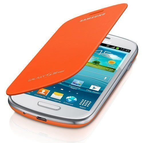 Samsung Flip Cover for Galaxy S III Mini Orange