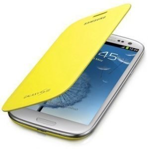 Samsung Flip Cover for Galaxy S III Yellow
