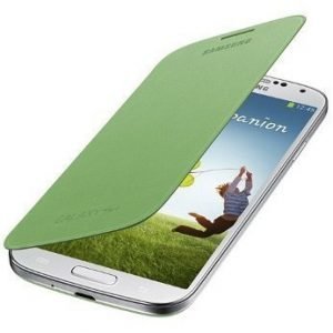 Samsung Flip Cover for Galaxy S4 Lime Green