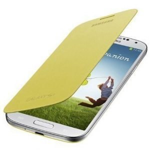 Samsung Flip Cover for Galaxy S4 Yellow