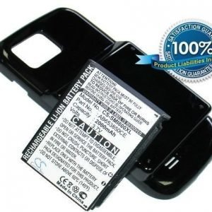 Samsung GT-I8000 GT-I8000H tehoakku laajennetulla takakannella 2000 mAh