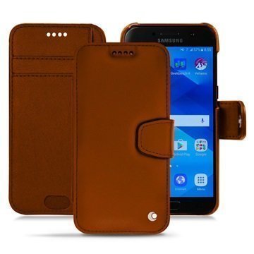 Samsung Galaxy A3 (2017) Noreve Tradition B Wallet Case Ruskea