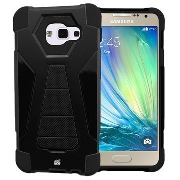Samsung Galaxy A3 Beyond Cell Hyber V2 Shell Kotelo Musta
