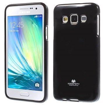 Samsung Galaxy A3 Mercury Goospery TPU Kotelo Musta