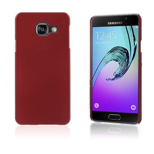 Samsung Galaxy A3 Sm-A310f 2016 Kumi Päällystetty Kova Kuori Punainen