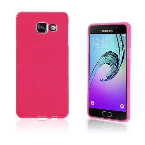 Samsung Galaxy A3 Sm-A310f 2016 Yksivärinen Jelly Tpu Kuori Rosee