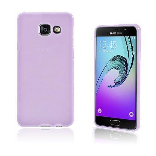 Samsung Galaxy A3 Sm-A310f 2016 Yksivärinen Jelly Tpu Kuori Violetti