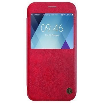 Samsung Galaxy A5 (2017) Nillkin Qin View Flip Case Red