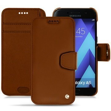 Samsung Galaxy A5 (2017) Noreve Tradition B Wallet Case Ruskea