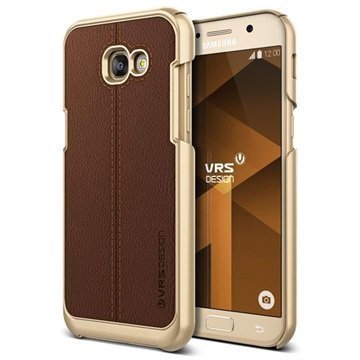 Samsung Galaxy A5 (2017) VRS Design Simpli Mod Leather Case Brown