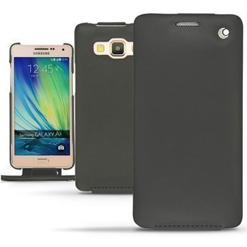 Samsung Galaxy A5 Galaxy A5 Duos Noreve Tradition Läpällinen Nahkakotelo PerpÃ©tuelle Musta