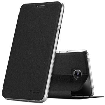 Samsung Galaxy A7 (2016) Kalaideng L Series Läppäkotelo Musta