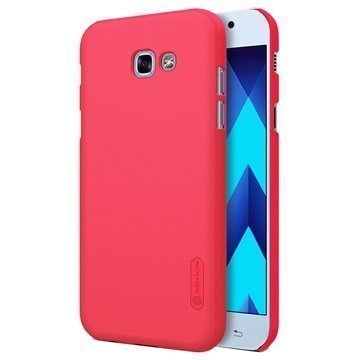 Samsung Galaxy A7 (2017) Nillkin Super Frosted Shield Kotelo Red