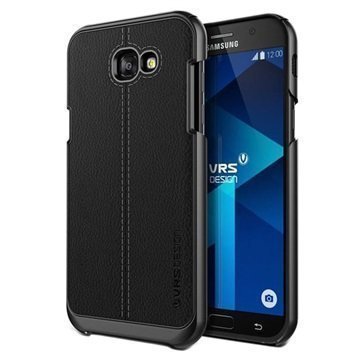 Samsung Galaxy A7 (2017) VRS Design Simpli Mod Leather Case Black