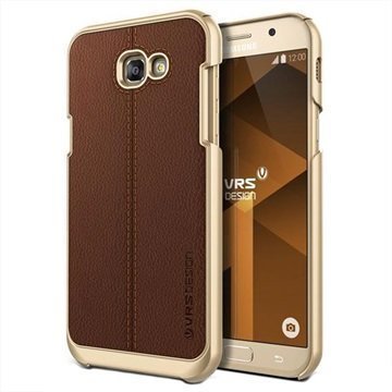 Samsung Galaxy A7 (2017) VRS Design Simpli Mod Leather Case Brown