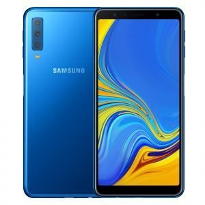 Samsung Galaxy A7 2018 Dual Sim 64 Gt Sininen Puhelin