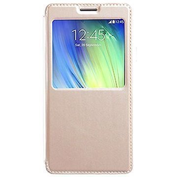 Samsung Galaxy A7 Kalaideng Sun Series View Läppäkotelo Kulta