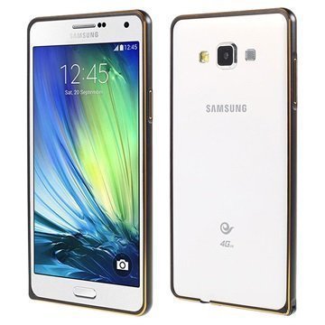 Samsung Galaxy A7 Love Mei Alumiininen Suojakehys Musta