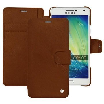 Samsung Galaxy A7 Noreve Tradition B Wallet Nahkakotelo PerpÃ©tuelle Ruskea