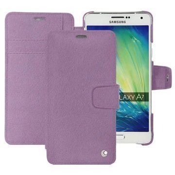 Samsung Galaxy A7 Noreve Tradition B Wallet Nahkakotelo PerpÃ©tuelle Violetti