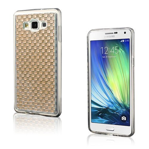 Samsung Galaxy A7 Sm-A700f Aprikoosi Kuvioinen Geeli Kristalli Tpu Kuori Champagne