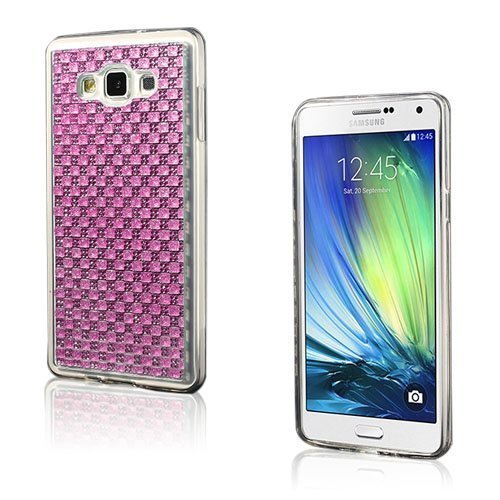 Samsung Galaxy A7 Sm-A700f Aprikoosi Kuvioinen Geeli Kristalli Tpu Kuori Pinkki