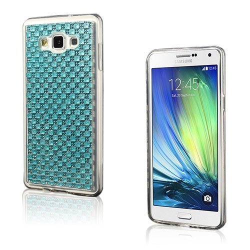 Samsung Galaxy A7 Sm-A700f Aprikoosi Kuvioinen Geeli Kristalli Tpu Kuori Sininen