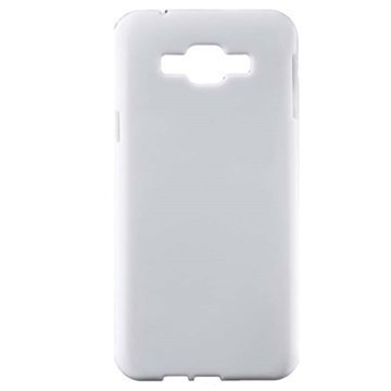 Samsung Galaxy A8 Glossy TPU-Suojakuori Valkoinen