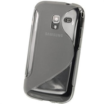Samsung Galaxy Ace 2 I8160 iGadgitz Kaksivärinen TPU-Suojakotelo Harmaa