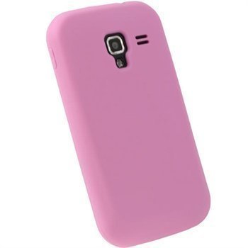 Samsung Galaxy Ace 2 I8160 iGadgitz Silikonikotelo Pinkki