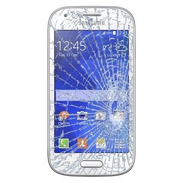 Samsung Galaxy Ace Style Näytön Lasin ja Kosketusnäytön Korjaus Valkoinen