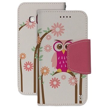 Samsung Galaxy Core Prime Beyond Cell Infolio Design Lompakkokotelo Daisy Owl