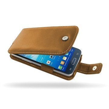 Samsung Galaxy Express 2 PDair Leather Case 3TSSE2F41 Ruskea