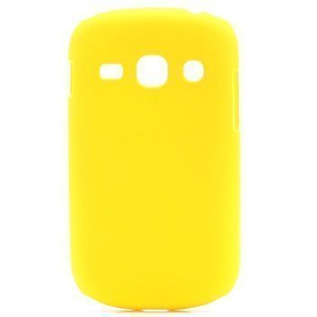 Samsung Galaxy Fame S6810 Snap-on Suojakotelo Keltainen