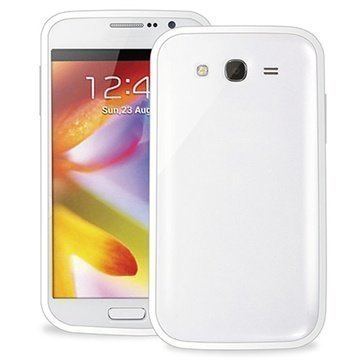 Samsung Galaxy Grand I9082 Puro Clear Kotelo Valkoinen