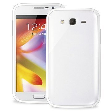 Samsung Galaxy Grand I9082 Puro Clear Kotelo Valkoinen