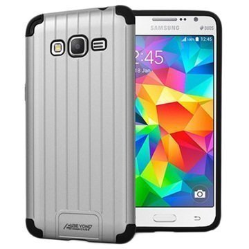 Samsung Galaxy Grand Prime Beyond Cell Slim Duo Shield Kotelo Hopea / Musta