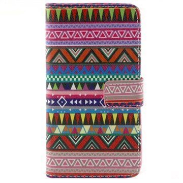 Samsung Galaxy Grand Prime Lompakkonahkakotelo Tribal