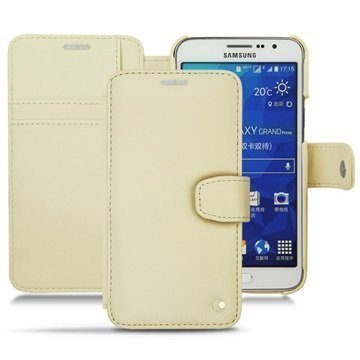 Samsung Galaxy Grand Prime Noreve Tradition B Lompakkomallinen Nahkakotelo PerpÃ©tuelle Beige