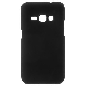 Samsung Galaxy J1 (2016) Kova Kumipinnoitettu Suojakuori Musta