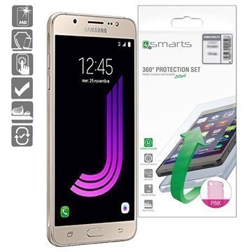 Samsung Galaxy J7 (2016) 4smarts 360 Suojaussetti Pinkki