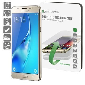 Samsung Galaxy J7 4smarts 360 Suojaussetti Läpinäkyvä