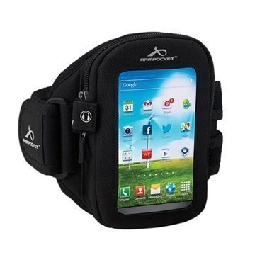 Samsung Galaxy K Zoom Armpocket I-30 Käsivarsihihna Musta