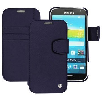 Samsung Galaxy K Zoom Noreve Tradition B Wallet Nahkakotelo Koboltti