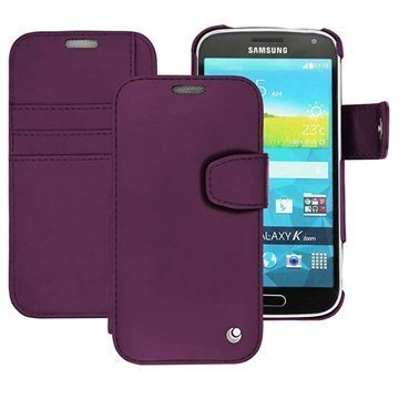Samsung Galaxy K Zoom Noreve Tradition B Wallet Nahkakotelo Viininpunainen