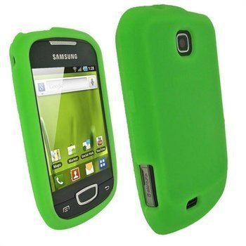 Samsung Galaxy Mini S5570 iGadgitz Silikonikotelo Vihreä
