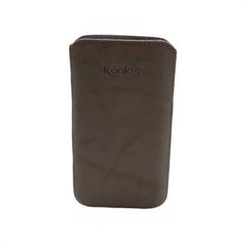 Samsung Galaxy Nexus I9250 Konkis Leather Case Washed Grey