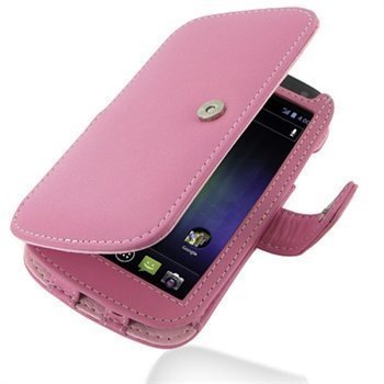 Samsung Galaxy Nexus PDair Leather Case 3JSSNEB41 Vaaleanpunainen