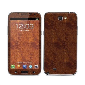 Samsung Galaxy Note 2 N7100 Dark Burlwood Skin